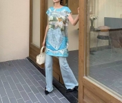 Платье-туника Hermes Артикул LUX-117332. Вид 1