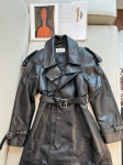 Кожаный тренч Yves Saint Laurent Артикул LUX-117356. Вид 2