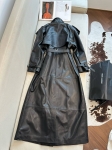 Кожаный тренч Yves Saint Laurent Артикул LUX-117356. Вид 3