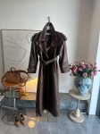 Кожаный тренч Yves Saint Laurent Артикул LUX-117355. Вид 1