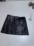 Кожаная юбка  Prada Артикул LUX-117612. Вид 1