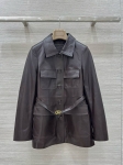 Кожаный жакет Gucci Артикул LUX-117614. Вид 1