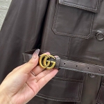 Кожаный жакет Gucci Артикул LUX-117614. Вид 4