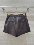 Кожаные шорты  Gucci Артикул LUX-117615. Вид 3