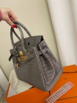 Сумка женская Birkin, 30, GHW Crocodile Porosus Hermes Артикул LUX-118255. Вид 6