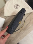 Сумка женская Kelly Pochette Bleu Indigo color Hermes Артикул LUX-118591. Вид 2