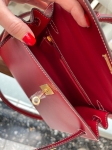 Сумка женская Kelly, 25, GHW Box leather  Hermes Артикул LUX-118859. Вид 5