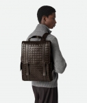 Рюкзак BV из кожи  Intrecciato  Bottega Veneta Артикул LUX-121551. Вид 4