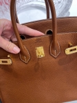 Сумка женская Birkin, 25, Barenia Faubourg Leather Hermes Артикул LUX-121901. Вид 6