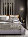 Комплект постельного белья  Hermes Артикул LUX-121935. Вид 4