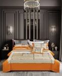 Комплект постельного белья  Hermes Артикул LUX-121934. Вид 1