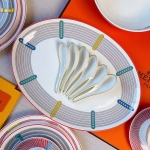 Столовый  сервиз   41 предмет  Hermes Артикул LUX-122024. Вид 4
