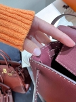 Сумка женская   Kelly, 28 cm Madame Leather Hermes Артикул LUX-122560. Вид 3