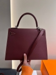Сумка женская   Kelly, 28 cm Madame Leather Hermes Артикул LUX-122560. Вид 6