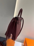 Сумка женская   Kelly, 28 cm Madame Leather Hermes Артикул LUX-122560. Вид 8