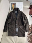 Замшевый жакет Yves Saint Laurent Артикул LUX-123017. Вид 1