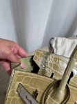 Сумка женская  Birkin, 30 PHW NILOTICUS Hermes Артикул LUX-123059. Вид 6