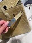 Сумка женская  Birkin, 30 PHW NILOTICUS Hermes Артикул LUX-123059. Вид 8
