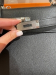 Сумка женская  Kelly, 28, PHW Epsom leather  Hermes Артикул LUX-123181. Вид 3