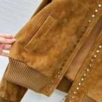 Замшевая куртка  Loewe Артикул LUX-123211. Вид 3
