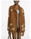 Замшевый жакет Ermanno Scervino Артикул LUX-123214. Вид 6