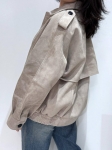 Замшевая куртка Yves Saint Laurent Артикул LUX-123413. Вид 3
