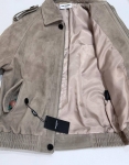 Замшевая куртка Yves Saint Laurent Артикул LUX-123413. Вид 4