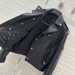 Кожаная куртка  Prada Артикул LUX-123698. Вид 3