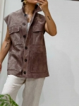 Замшевый жилет  Brunello Cucinelli Артикул LUX-123724. Вид 1