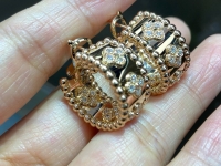 Серьги-кольца  Van Cleef Артикул LUX-125145. Вид 3