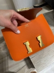 Сумка женская   Constance Epsom Hermes Артикул LUX-123829. Вид 5