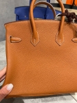Сумка женская Birkin 25, GHW Togo Hermes Артикул LUX-124333. Вид 8