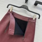Кожаная юбка Hermes Артикул LUX-124413. Вид 2