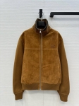 Замшевый бомбер Miu Miu Артикул LUX-124613. Вид 1