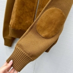 Замшевый бомбер Miu Miu Артикул LUX-124613. Вид 3