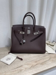 Сумка женская Birkin, 35 PHW Hermes Артикул LUX-124651. Вид 3