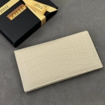 Купюрник из натуральной кожи крокодила Zilli Артикул LUX-124720. Вид 3