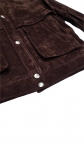 Замшевая куртка Yves Saint Laurent Артикул LUX-124894. Вид 4