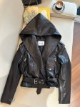 Кожаная  куртка  Alaia Артикул LUX-125093. Вид 3