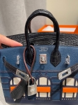  Сумка женская Birkin 20 cm, Epsom/Croc Hermes Артикул LUX-125468. Вид 2