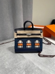  Сумка женская Birkin 20 cm, Epsom/Croc Hermes Артикул LUX-125468. Вид 7