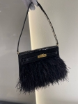 Сумка женская Kelly Elan Noir Alligator Hermes Артикул LUX-125469. Вид 8