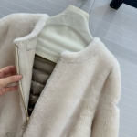 Меховой бомбер  Артикул LUX-125787. Вид 3