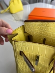 Сумка женская Birkin, 25, PHW Crocodile Porosus  Hermes Артикул LUX-125992. Вид 4