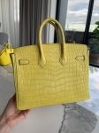 Сумка женская Birkin, 25, PHW Crocodile Porosus  Hermes Артикул LUX-125992. Вид 6