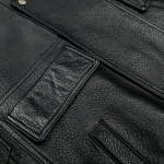 Кожаная куртка Yves Saint Laurent Артикул LUX-125997. Вид 4