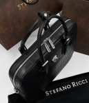 Портфель из натуральной кожи крокодила Stefano Ricci Артикул LUX-126723. Вид 4