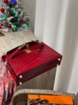 Сумка женская Kelly mini Crocodile Alligator Lisse Hermes Артикул LUX-127277. Вид 2