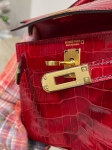 Сумка женская Kelly mini Crocodile Alligator Lisse Hermes Артикул LUX-127277. Вид 3