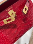 Сумка женская Kelly mini Crocodile Alligator Lisse Hermes Артикул LUX-127277. Вид 5